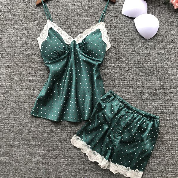printing polka dot spaghetti strap with chest pad women pajamas v-neck lace female lingerie, Black;red
printing polka dot spaghetti strap with chest pad women pajamas v-neck lace female lingerie, Black;red