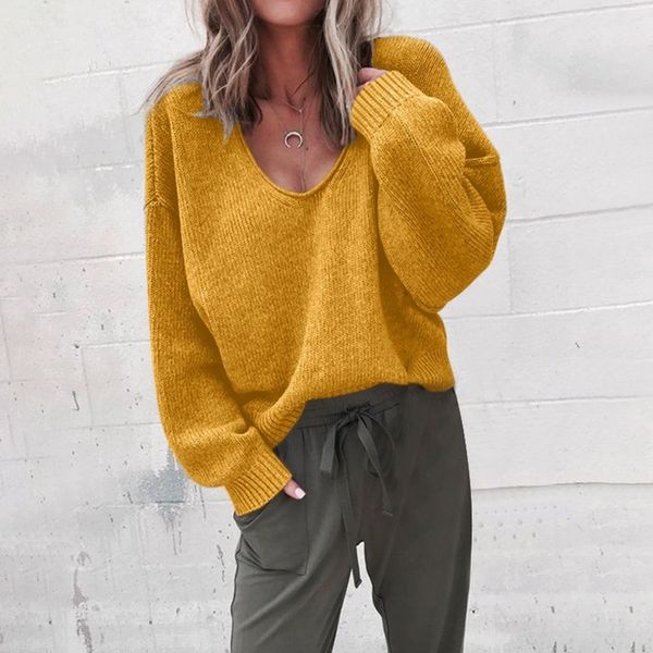 women casual knitted v neck sweater long sleeve pullovers loose solid jumper new autumn winter fashion women's warm, White;black
women casual knitted v neck sweater long sleeve pullovers loose solid jumper new autumn winter fashion women's warm, White;black