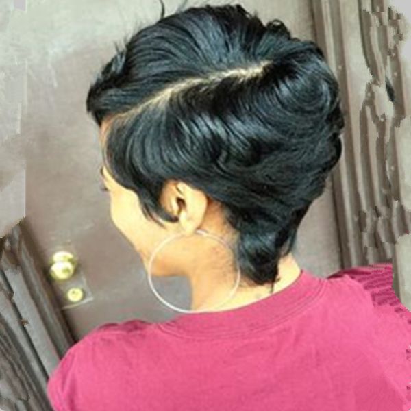 short human hair wig for black women pixie bobwig glueless little lace front wigs with baby hair side part brazilian hairwigs, Black;brown
short human hair wig for black women pixie bobwig glueless little lace front wigs with baby hair side part brazilian hairwigs, Black;brown