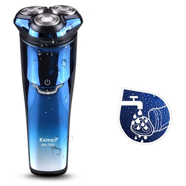 km-7350 rechargeable electric shaver three heads shaving razors portable men beard trimmer face care eu plug
km-7350 rechargeable electric shaver three heads shaving razors portable men beard trimmer face care eu plug