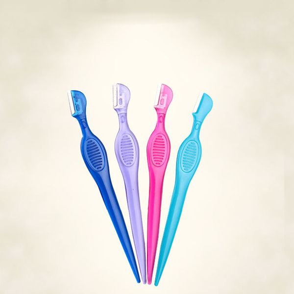 lady shaving eyebrow knife stainless steel painless delicate eyebrow trimmer blue purple multicolor short blade beauty makeup tool m0601
lady shaving eyebrow knife stainless steel painless delicate eyebrow trimmer blue purple multicolor short blade beauty makeup tool m0601