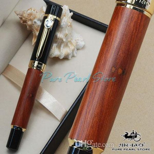 jinhao 650 series office school stationery red wood cover and black cap luxury fountain pen + additional gift refills
jinhao 650 series office school stationery red wood cover and black cap luxury fountain pen + additional gift refills