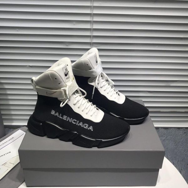 joint cooperation models paris socks shoes couple casual high-sneakers men and women thick bottom shoes nkj, Black
joint cooperation models paris socks shoes couple casual high-sneakers men and women thick bottom shoes nkj, Black