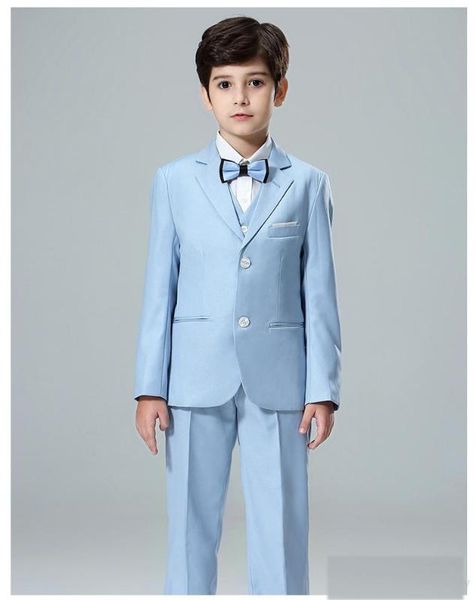 new solid color fashion boy suit three-piece suit (jacket + pants + vest) children's dance party formal dress, Black
new solid color fashion boy suit three-piece suit (jacket + pants + vest) children's dance party formal dress, Black