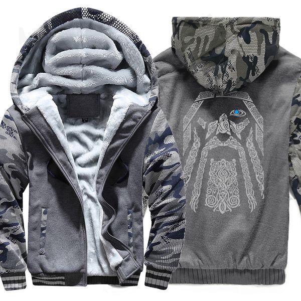 winter sweatshirt raglan print jacket tracksuit odin hoodies for men 2019 new fashion wool liner camouflage sleeve coats, Black
winter sweatshirt raglan print jacket tracksuit odin hoodies for men 2019 new fashion wool liner camouflage sleeve coats, Black
