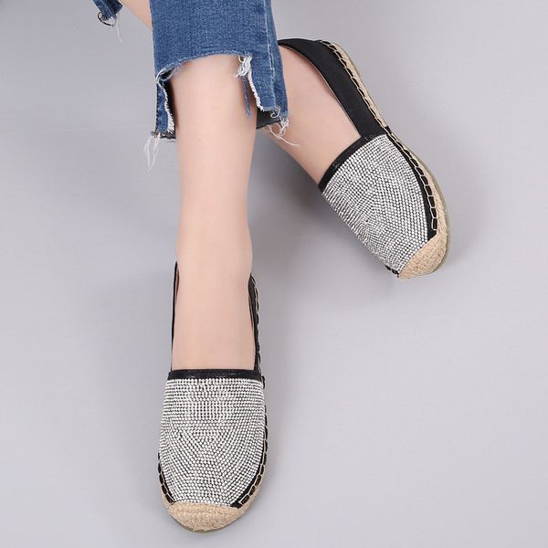crystal 2019 women shoes round toe shallow mouth casual female sneakers rhinestone dress new solid flock lace-up pu rubber, Black
crystal 2019 women shoes round toe shallow mouth casual female sneakers rhinestone dress new solid flock lace-up pu rubber, Black