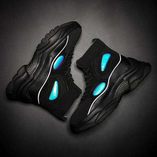 gnome fly weaving sock shoes men height increasing dad sneakers men shoes autumn winter footwear high personality sneakers, Black
gnome fly weaving sock shoes men height increasing dad sneakers men shoes autumn winter footwear high personality sneakers, Black