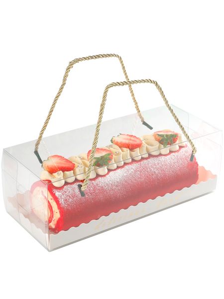 20pcs transparent long plastic roll cake box towel roll box swiss rectangular chiffon cake gift packing ing
20pcs transparent long plastic roll cake box towel roll box swiss rectangular chiffon cake gift packing ing