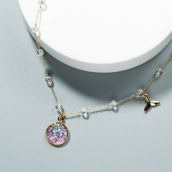 simple wild pendant necklace women girls crystal choker adjustable charm jewelry, Golden;silver
simple wild pendant necklace women girls crystal choker adjustable charm jewelry, Golden;silver