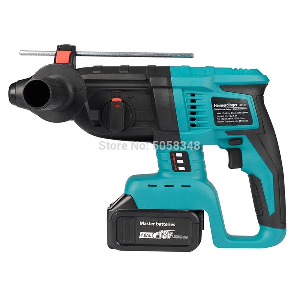 rechargeable brushless cordless rotary hammer drill electric hammer impact drill with two 18v 4000mah battery
rechargeable brushless cordless rotary hammer drill electric hammer impact drill with two 18v 4000mah battery