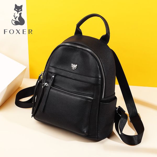 foxer travel rucksack for women genuine leather lychee pattern female backpack black large capacity ladies brand school bag
foxer travel rucksack for women genuine leather lychee pattern female backpack black large capacity ladies brand school bag