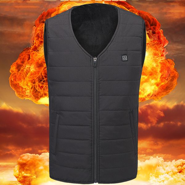 men women usb thermal graphene electric heated vest outdoor hiking heating cotton waistcoat warm body clothing winter jacket, Gray;blue
men women usb thermal graphene electric heated vest outdoor hiking heating cotton waistcoat warm body clothing winter jacket, Gray;blue