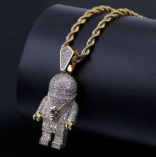 hip hop personality astronaut pendant cz cubic zirconia bling iced out letter pendants necklace for men rapper jewelry, Silver
hip hop personality astronaut pendant cz cubic zirconia bling iced out letter pendants necklace for men rapper jewelry, Silver