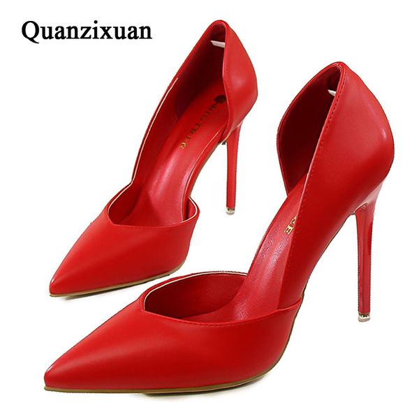 quanzixuan women pumps concise high heels fashion solid women shoes bridal wedding shoes ladies pumps red yellow, Black
quanzixuan women pumps concise high heels fashion solid women shoes bridal wedding shoes ladies pumps red yellow, Black