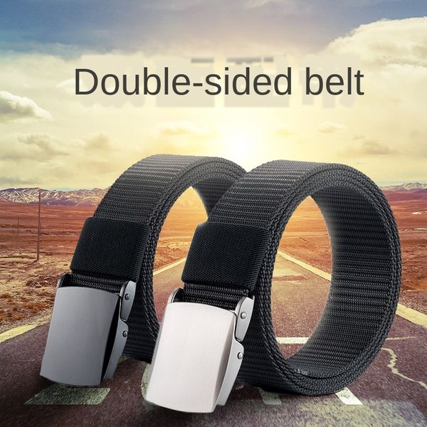 jsuej canvas male canvas pants men's pants trousers and young students automatic buckle casual men's trousers belt woven belt nylo, Black;brown
jsuej canvas male canvas pants men's pants trousers and young students automatic buckle casual men's trousers belt woven belt nylo, Black;brown