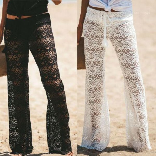 womens palazzo wide leg trousers ladies plain flared pant plus size ladies summer loose beach wear fashion hollow out long pants1, Black;white
womens palazzo wide leg trousers ladies plain flared pant plus size ladies summer loose beach wear fashion hollow out long pants1, Black;white