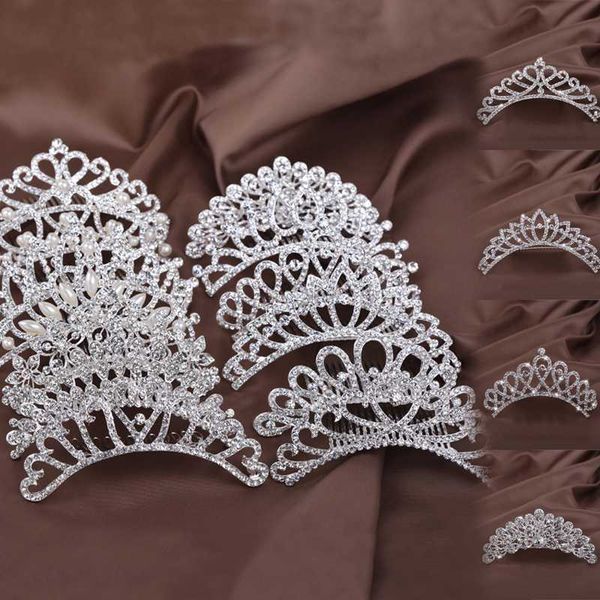 hair jewelry crystal bridal tiaras princess crown for women girls rhinestone pearl wedding tiara comb accessories, Golden;white
hair jewelry crystal bridal tiaras princess crown for women girls rhinestone pearl wedding tiara comb accessories, Golden;white