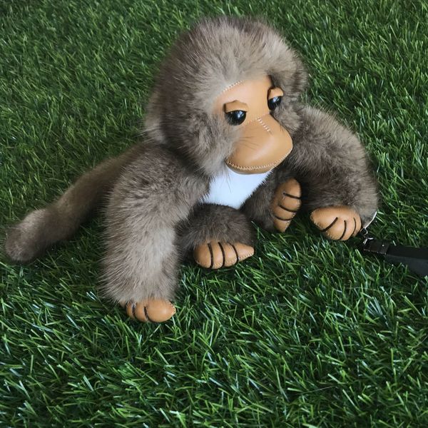 magicfur -animal charm real cute monkey bag charm kids toy doll gift pendant car keyring, Silver
magicfur -animal charm real cute monkey bag charm kids toy doll gift pendant car keyring, Silver