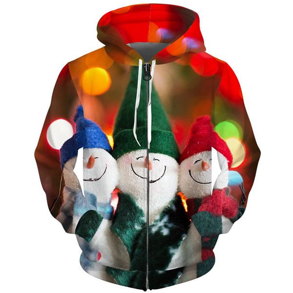 cloudstyle selling christmas zip up hoodies men women 3d print snowman funny sweatshirts tracksuit jacket coats, Black
cloudstyle selling christmas zip up hoodies men women 3d print snowman funny sweatshirts tracksuit jacket coats, Black