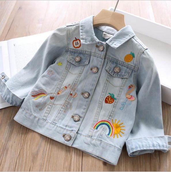 denim jackets for girls 2020 fall kids cotton coats embroidery girls jeans jacket high-grade children coats kids clothing, Blue;gray
denim jackets for girls 2020 fall kids cotton coats embroidery girls jeans jacket high-grade children coats kids clothing, Blue;gray
