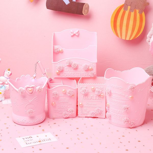 pink cute pen pencil holder girls creative diy rose flower cosmetic makeup box orangizer student desksundries storage bucket
pink cute pen pencil holder girls creative diy rose flower cosmetic makeup box orangizer student desksundries storage bucket
