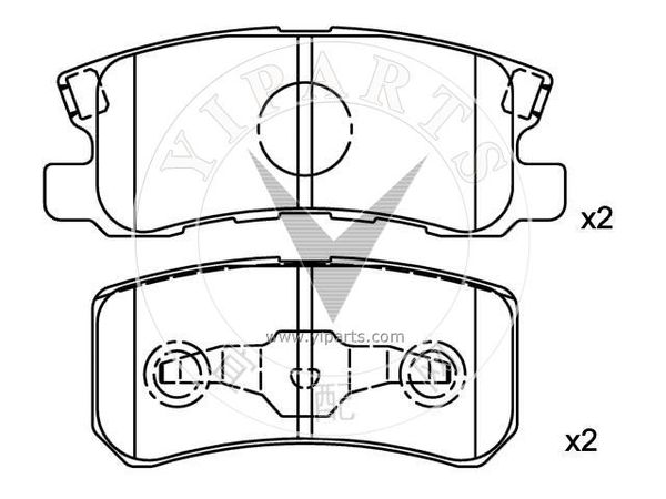 4piece/set car brake pads front d868 4605a487 for mitsubishi outlander sport rvr asx lancer
4piece/set car brake pads front d868 4605a487 for mitsubishi outlander sport rvr asx lancer