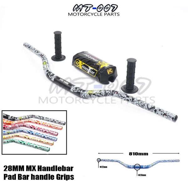 universal 28mm mx aluminum handlebar bar pad bar handle grips for sxf klx yzf crf rmz pit dirt bike motocross enduro supermoto
universal 28mm mx aluminum handlebar bar pad bar handle grips for sxf klx yzf crf rmz pit dirt bike motocross enduro supermoto