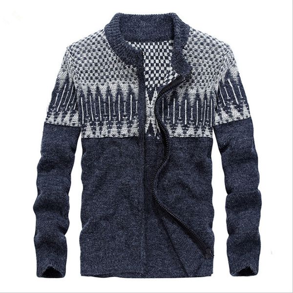 long sleeve knitted criss-cross fashion jackets male stylish autumn winter casual solid cardigan thermal warm sweater, White;black
long sleeve knitted criss-cross fashion jackets male stylish autumn winter casual solid cardigan thermal warm sweater, White;black