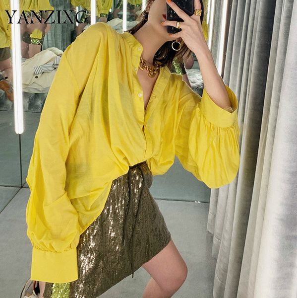 new spring and summer fashion women clothes batwing sleeves pleated single breasted thin shirt female blouse r634, White
new spring and summer fashion women clothes batwing sleeves pleated single breasted thin shirt female blouse r634, White