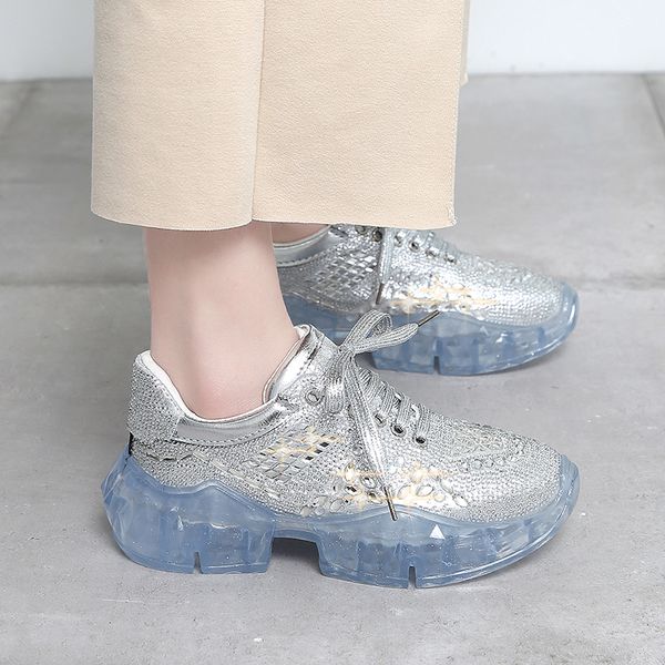 fashion women shining rhinestone shoes transparent thick sole ladies shoes women chunky sneakers silver platform 2019w, Black
fashion women shining rhinestone shoes transparent thick sole ladies shoes women chunky sneakers silver platform 2019w, Black