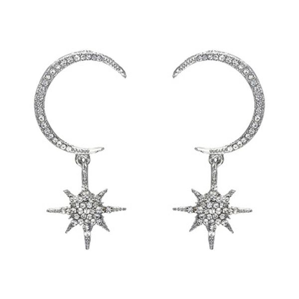 big luxury sun moon stars drop earrings rhinestone punk boho vintage statement earrings for women jewelry e2670, Silver
big luxury sun moon stars drop earrings rhinestone punk boho vintage statement earrings for women jewelry e2670, Silver
