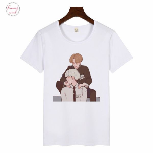 женщины suga jimin альбом для печати футболка женский стиль harajuku tshirt kawaii cartoon graphic print top tee повседневный футболка, White
женщины suga jimin альбом для печати футболка женский стиль harajuku tshirt kawaii cartoon graphic print top tee повседневный футболка, White