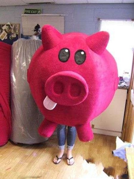 pink pig mascot costume cartoon character costume size ing, Red;yellow
pink pig mascot costume cartoon character costume size ing, Red;yellow