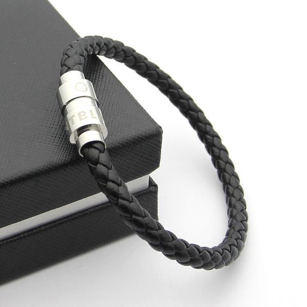 Cla ic mb leather bracelet woven antique men black charm bracelet pul eira ma culina magnet man bangle luxury jewelry for fe tival gift
Cla ic mb leather bracelet woven antique men black charm bracelet pul eira ma culina magnet man bangle luxury jewelry for fe tival gift