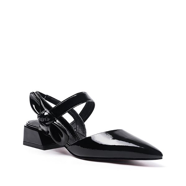 women high heel women bow wedding sandal open toe sandal, Black