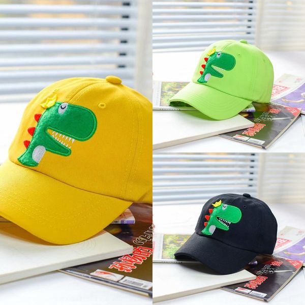 children's summer boy's cute dinosaur hat sun hat baby's autumn tide baseball cap baseball cap, Yellow
children's summer boy's cute dinosaur hat sun hat baby's autumn tide baseball cap baseball cap, Yellow