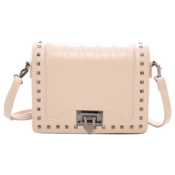 women's bags ms. wild shoulder bag fashion bag riveting nail square sling