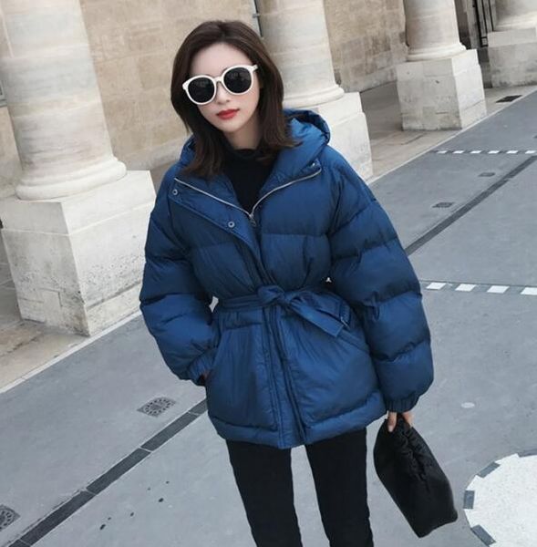 fashion blue tight waist thick down cotton jacket 2018 winter jacket coat women plus size hooded warm female padded overcoat 129, Black
fashion blue tight waist thick down cotton jacket 2018 winter jacket coat women plus size hooded warm female padded overcoat 129, Black