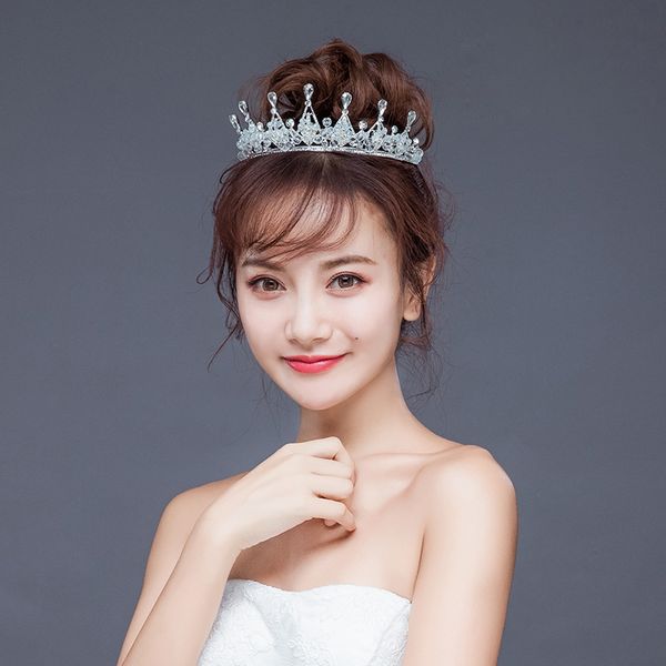 trendy silver tiara diadems crystal rhinestone tiara crowns baroque handmade women hair jewelry bridal wedding hair accessories, Golden;white
trendy silver tiara diadems crystal rhinestone tiara crowns baroque handmade women hair jewelry bridal wedding hair accessories, Golden;white