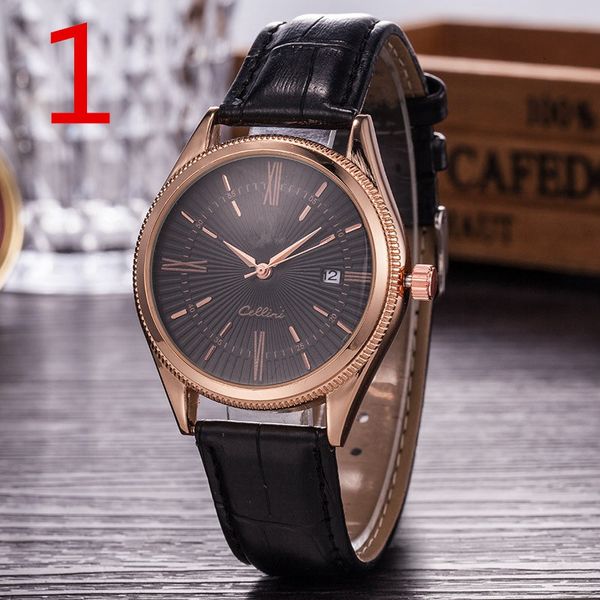 luxury men's and women's business quartz watch exquisite wristwatch luxury design case pure leather strap dial color 1and 25, Slivery;brown
luxury men's and women's business quartz watch exquisite wristwatch luxury design case pure leather strap dial color 1and 25, Slivery;brown