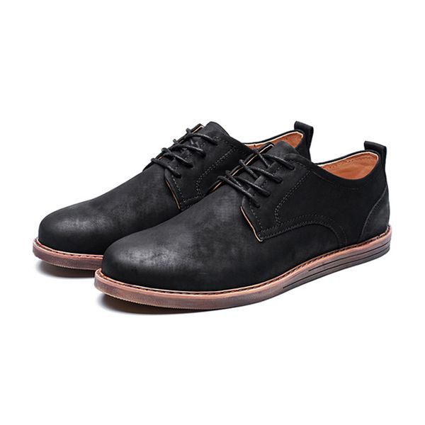 2019 spring and autumn new men's casual shoes men's fashion breathable single leather shoes suede trend sneakers men, Black
2019 spring and autumn new men's casual shoes men's fashion breathable single leather shoes suede trend sneakers men, Black