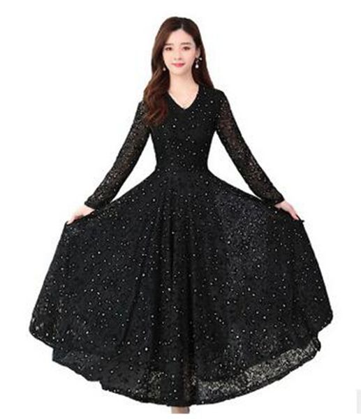 wholesale women's spring and summer new waist slimming short-sleeved knee-length mid-length popular beach lace dress, Black;gray
wholesale women's spring and summer new waist slimming short-sleeved knee-length mid-length popular beach lace dress, Black;gray