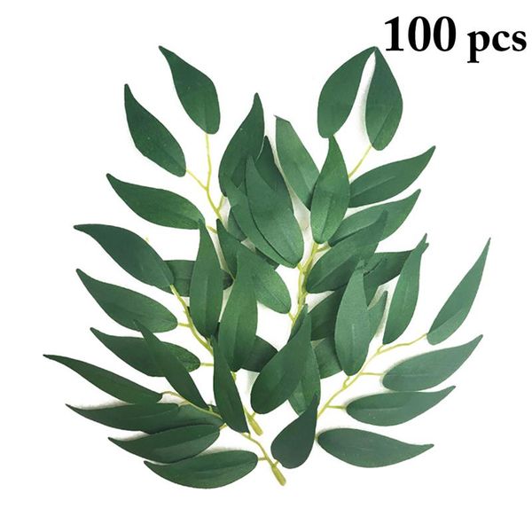 100pcs faux leaves willow lifelike decorative artificial leaves for wedding pgraphy props diy flower arrangement accessories
100pcs faux leaves willow lifelike decorative artificial leaves for wedding pgraphy props diy flower arrangement accessories