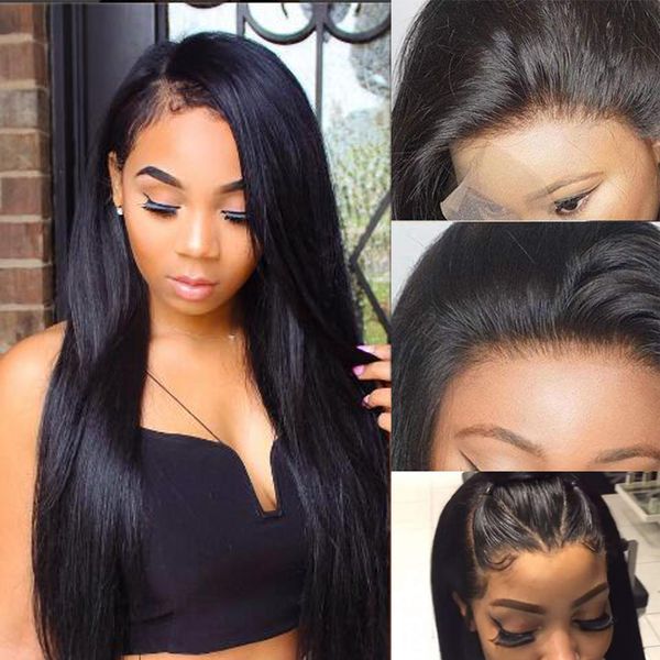 10-24 inch human hair straight lace front wig for women 150% density pre plucked brazilian remy hair wigs with baby hair, Black;brown
10-24 inch human hair straight lace front wig for women 150% density pre plucked brazilian remy hair wigs with baby hair, Black;brown