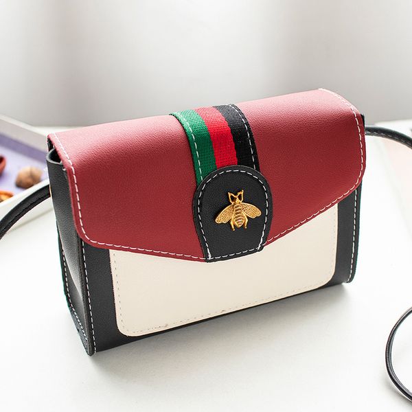 2020 summer women small bag korean-style contrast color square sling bag bees decoration shoulder phone fashion
2020 summer women small bag korean-style contrast color square sling bag bees decoration shoulder phone fashion