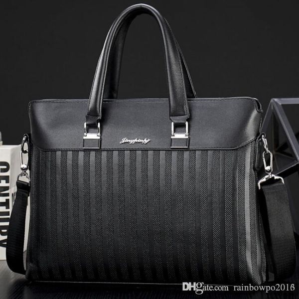 wholesale brand men handbag boutique black and brown men busines bag briefcase large capacity leather computer bag joker striped leather han
wholesale brand men handbag boutique black and brown men busines bag briefcase large capacity leather computer bag joker striped leather han