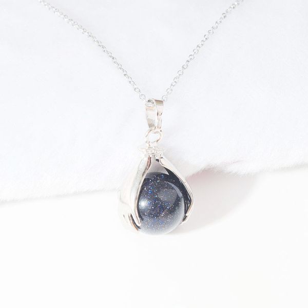 wojiaer fashion palm bead design natural blue sand stones pendants & necklaces bead women girls jewelry christmas gifts 1pcs dn3150, Silver
wojiaer fashion palm bead design natural blue sand stones pendants & necklaces bead women girls jewelry christmas gifts 1pcs dn3150, Silver