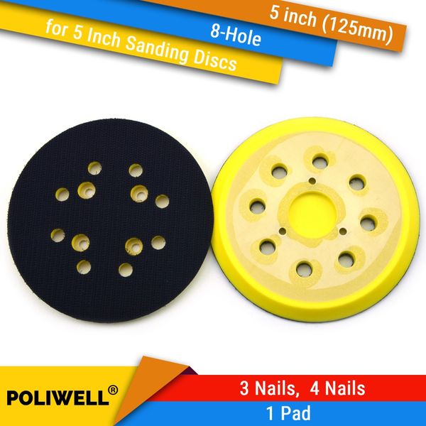 5 inch 125mm 8-hole 3 nails 4 nails back-up sanding pads for sanding discs fits angle grinder sander polisher tools accessories
5 inch 125mm 8-hole 3 nails 4 nails back-up sanding pads for sanding discs fits angle grinder sander polisher tools accessories