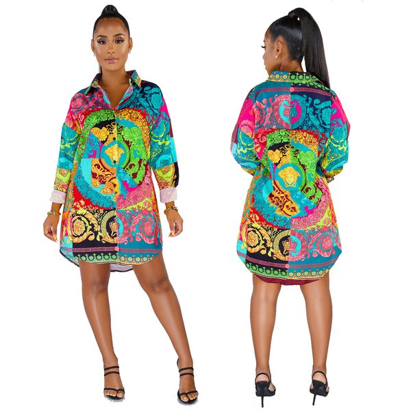 dresses s-xxxl 2020 new fashion designer dresses summer women summer luxury printed casual long sleeve dresses womens, Black;gray 
dresses s-xxxl 2020 new fashion designer dresses summer women summer luxury printed casual long sleeve dresses womens, Black;gray