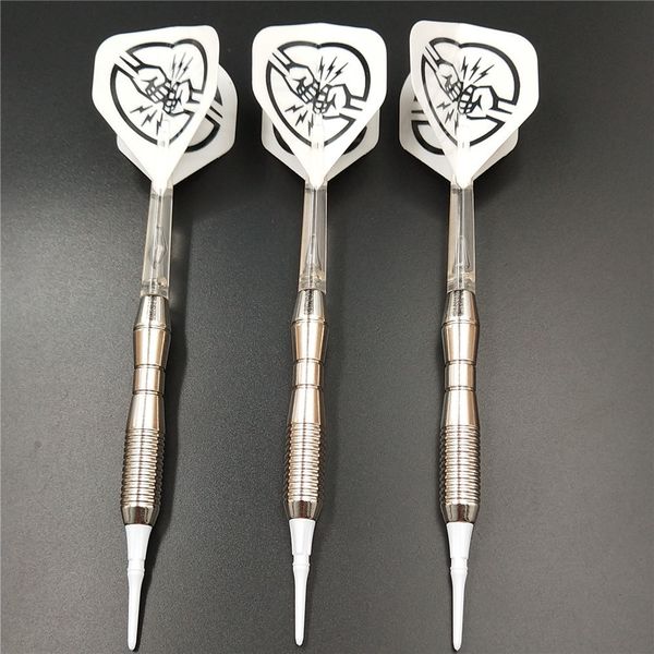 3pcs professional electronic soft tip darts 18g darts with nylon shaft fist dardos feather indoor dartboard games
3pcs professional electronic soft tip darts 18g darts with nylon shaft fist dardos feather indoor dartboard games